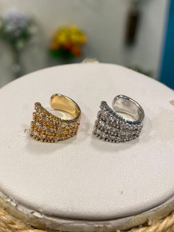 Piercing fake camadas cravejado - Imagem 3