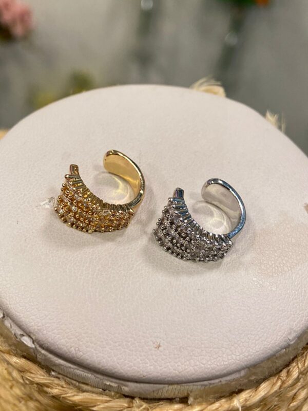 Piercing fake camadas cravejado - Imagem 4