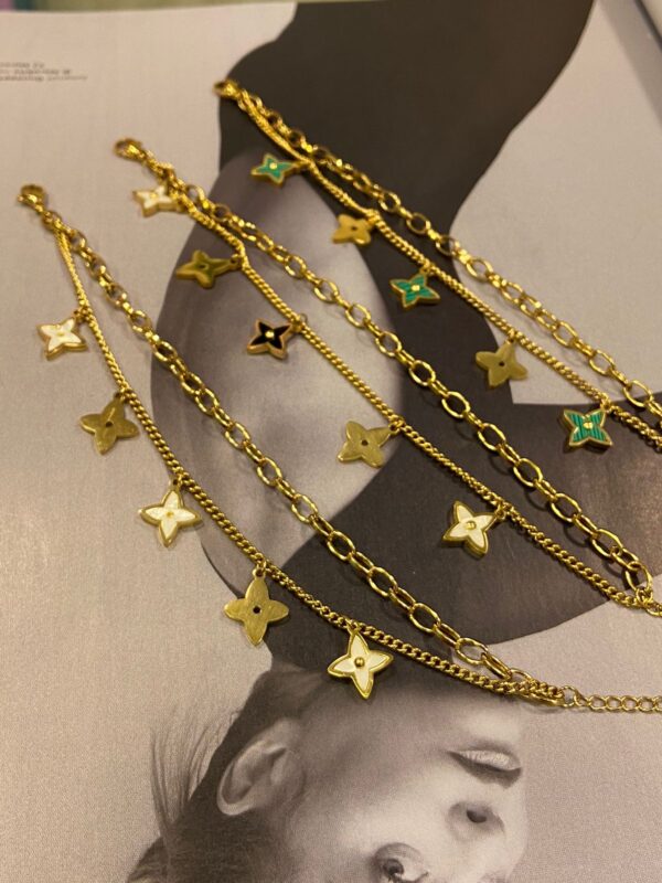 Mix pulseiras corrente LV