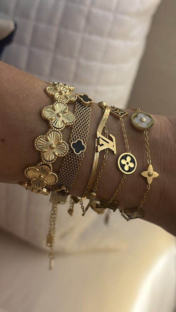 Bracelete regulável trevos - Imagem 3