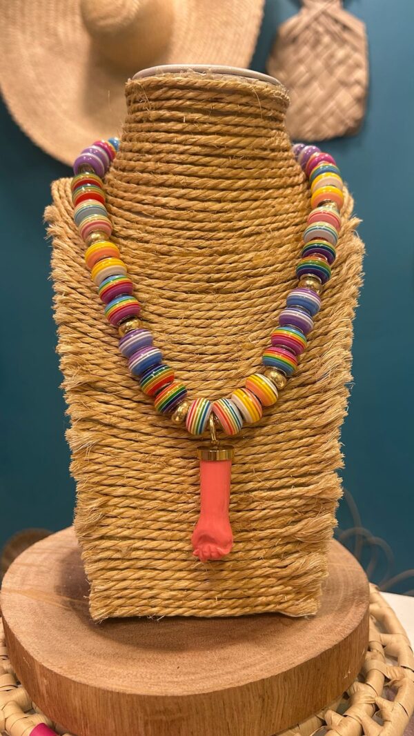 Colar discos colors figa