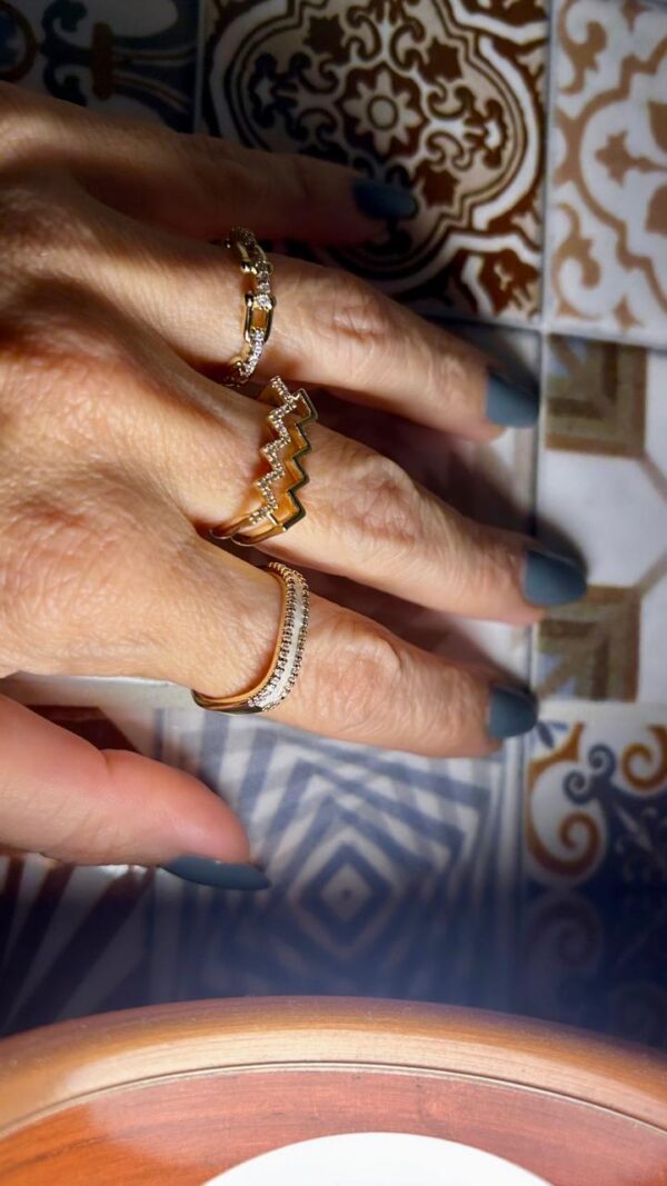 Anel retangular madre - Imagem 4