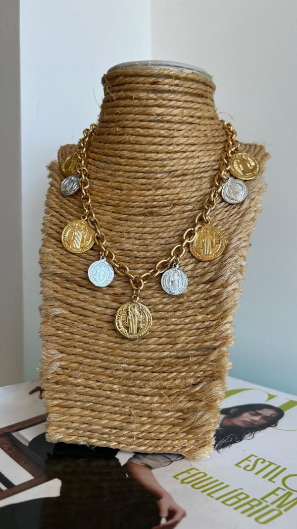 Colar moedas mix de banhos - Imagem 4