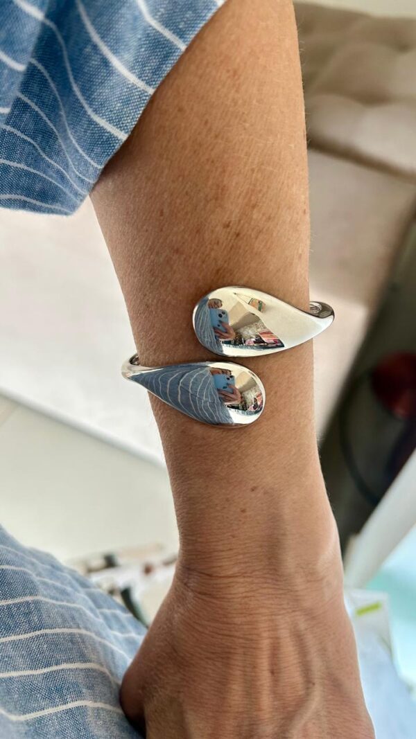 Bracelete gotas achatadas - Imagem 2