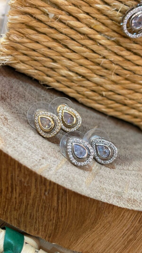 Conj colar gota cristal - Imagem 5