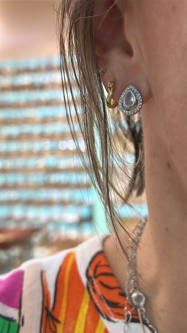 Conj colar gota cristal - Imagem 3