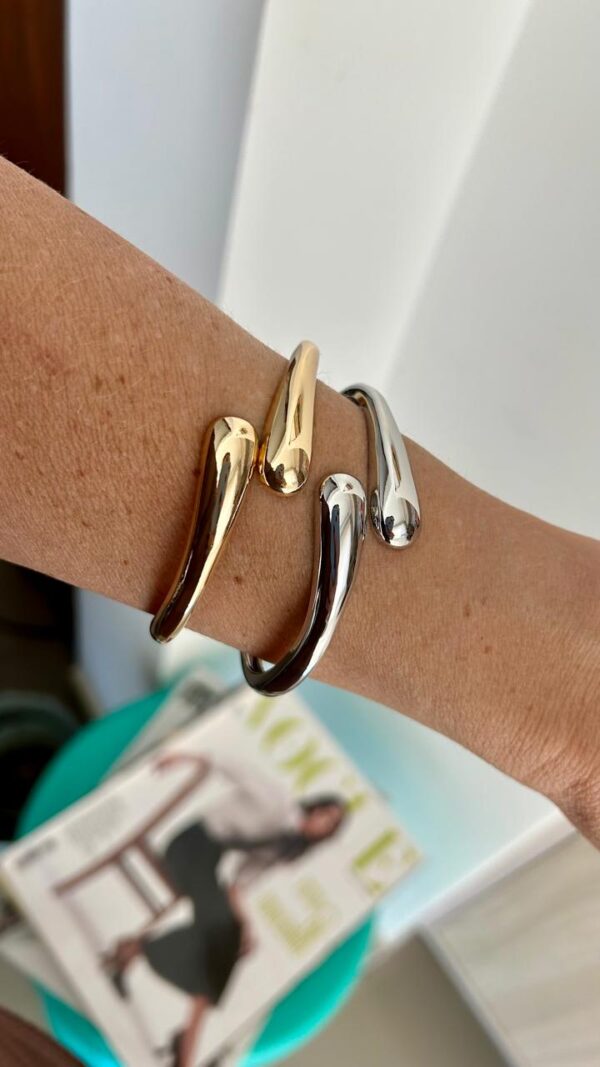 Bracelete gota bold fino