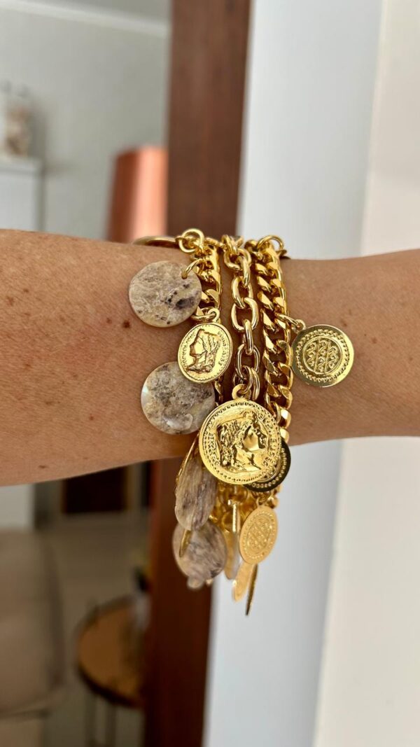 Pulseira moedas - Imagem 2