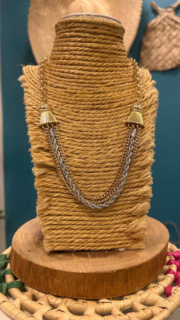 Colar fios triplos Cami - Imagem 4
