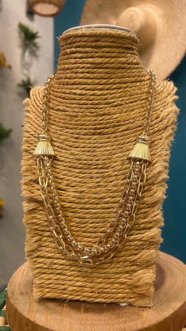 Colar fios triplos Cami - Imagem 3