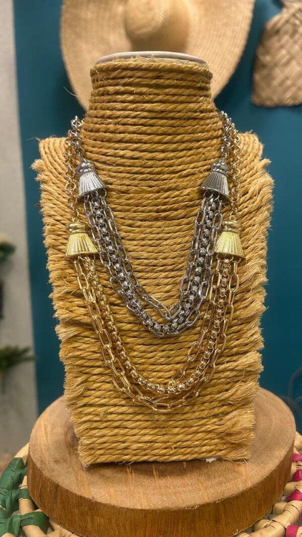 Colar fios triplos Cami - Imagem 7