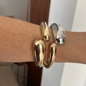bracelete gota bold lados diferentes