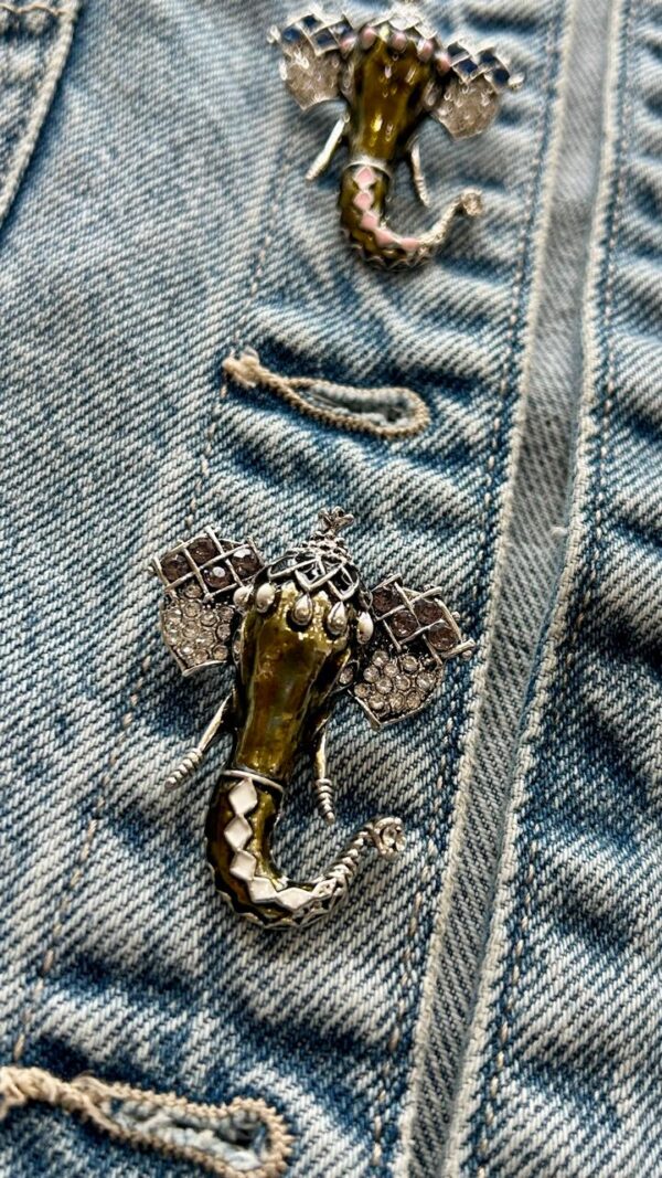 Broche Elefante indiano - Imagem 3