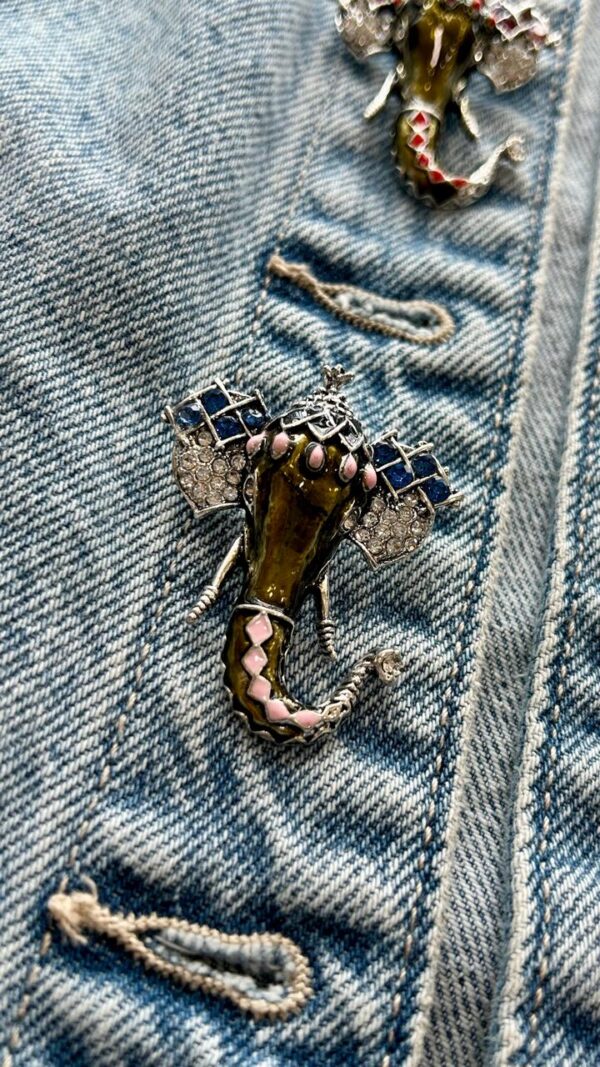 Broche Elefante indiano - Imagem 4