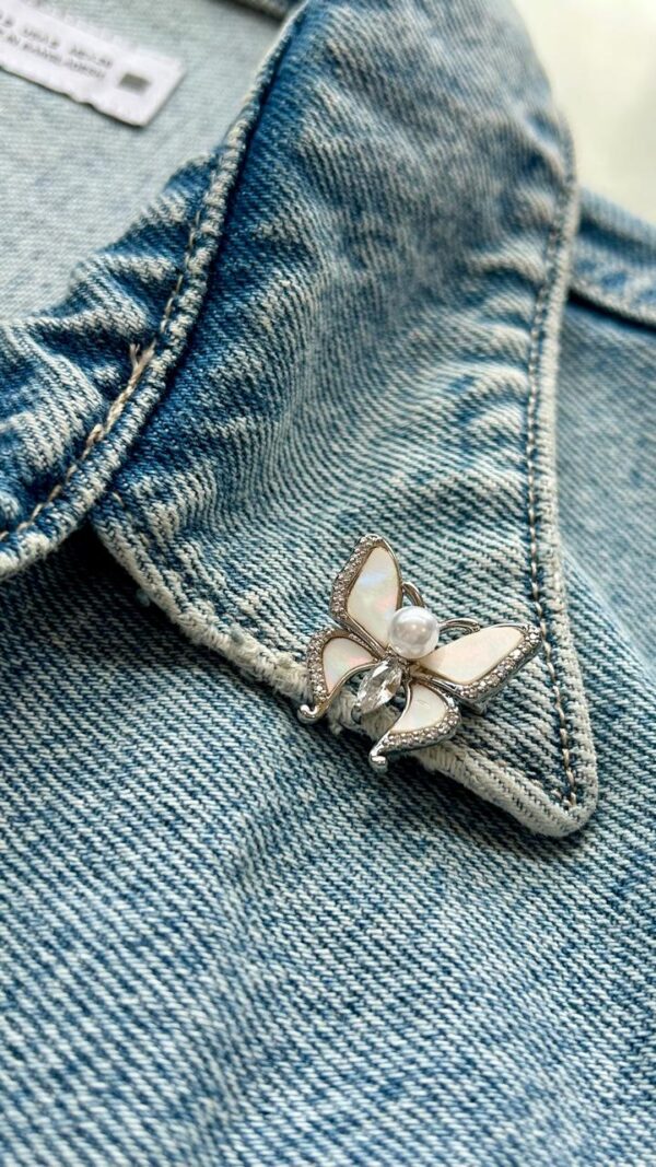 Broche Borboleta madrepérola - Imagem 2