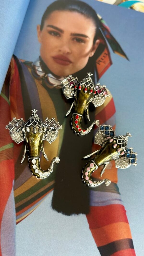 Broche Elefante indiano