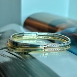Bracelete Tiff detalhe cravejado