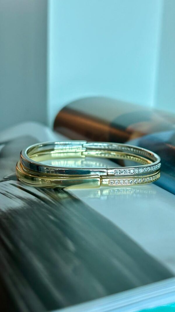 Bracelete Tiff detalhe cravejado