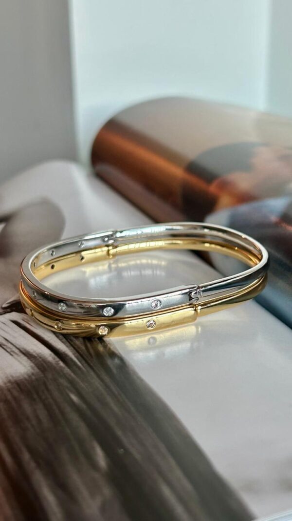 Bracelete Tiff detalhes pedrinhas - Imagem 5
