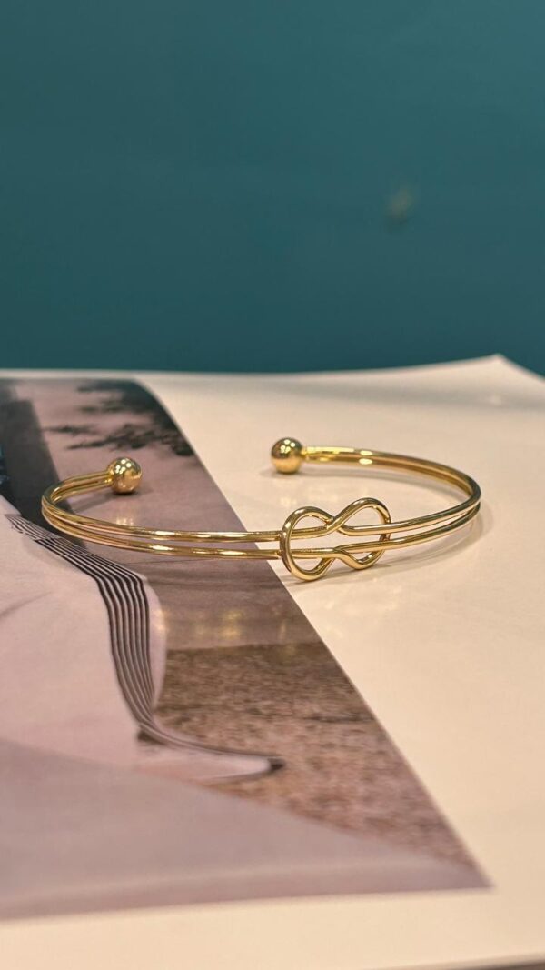 Bracelete infinito menor orgânico