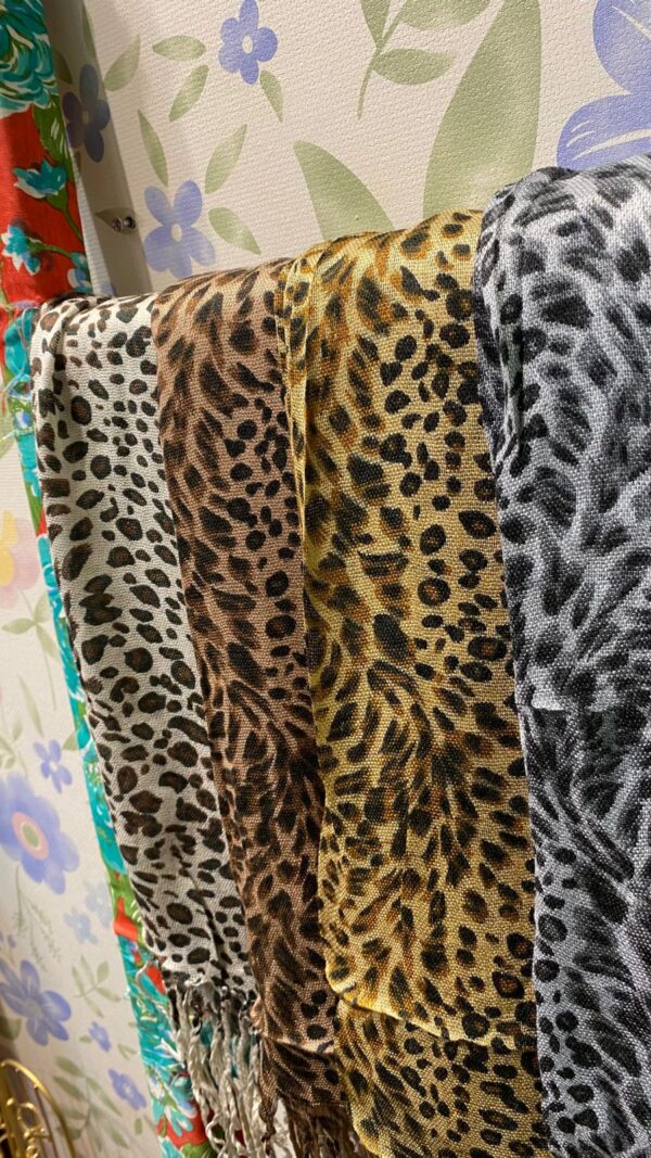 Pashimina / Echarpe Animal print - Imagem 3