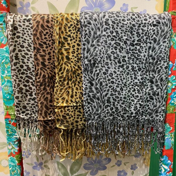Pashimina / Echarpe Animal print - Imagem 2