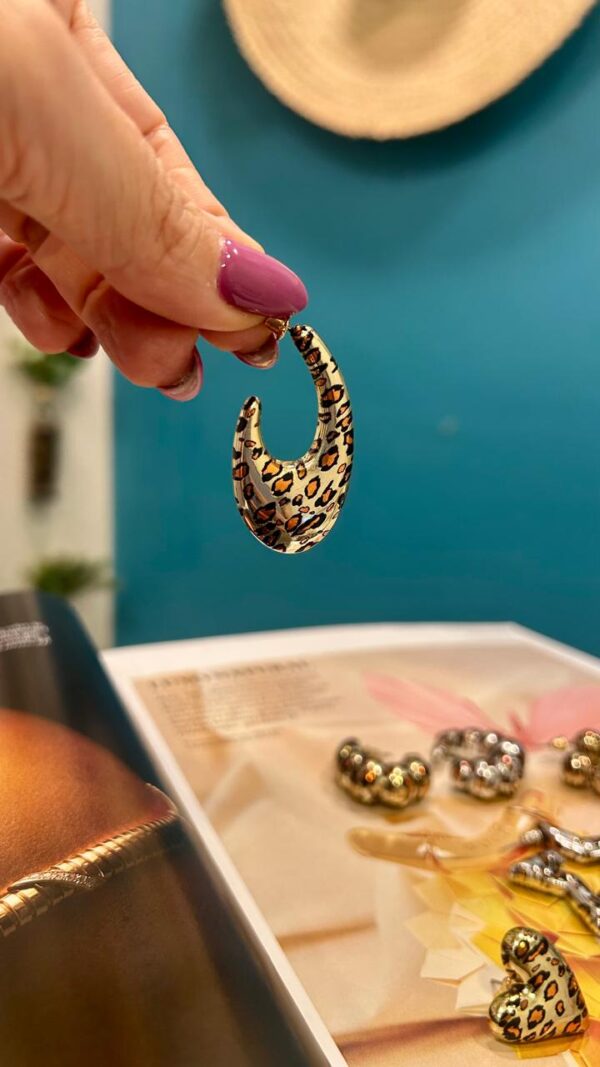 Brinco Animal print - Imagem 8