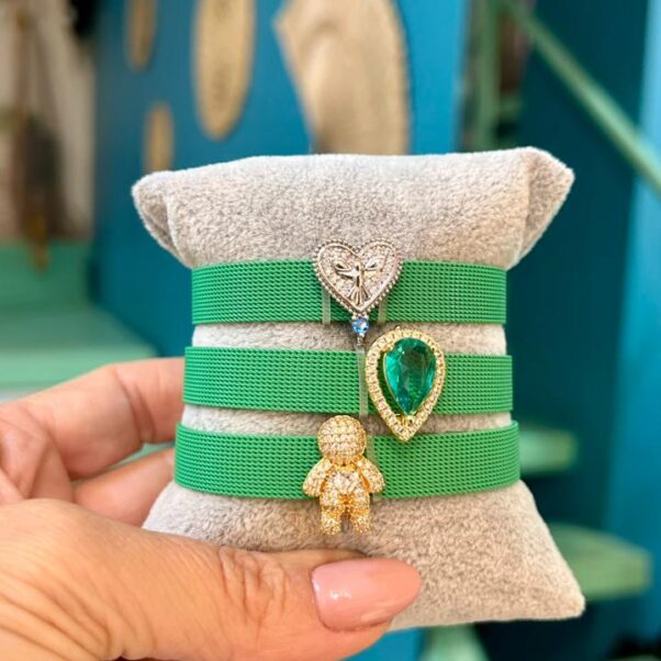 Pulseira relógio Charm