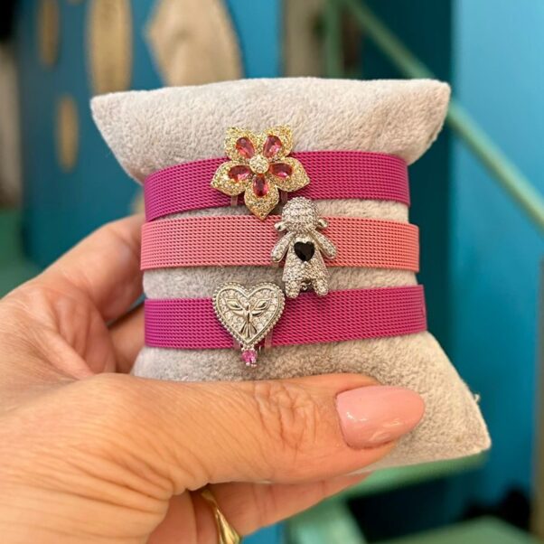 Pulseira Relógio Charm