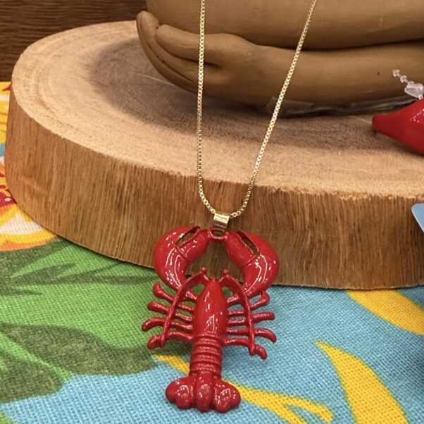 Colar Lagosta esmaltada