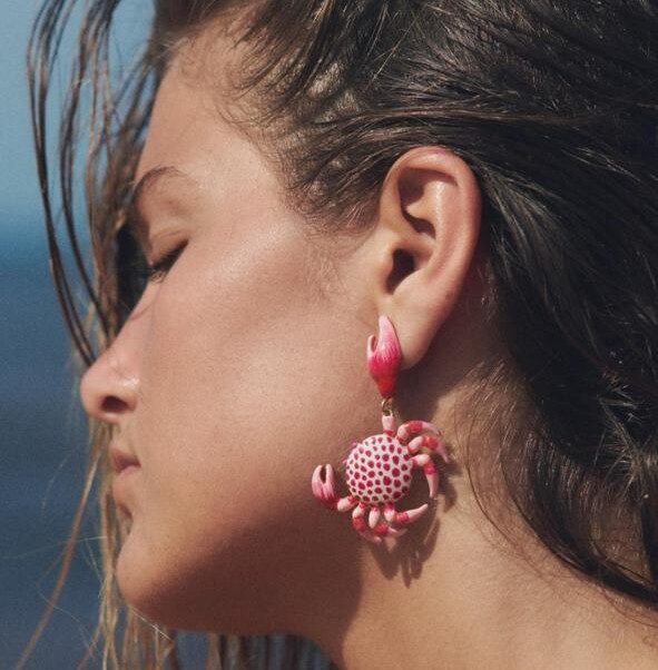 Brinco Caranguejo esmaltado