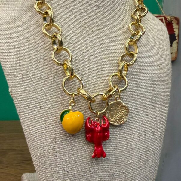 Colar corrente lagosta