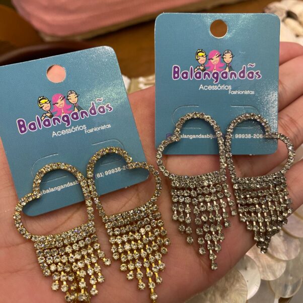 Brinco festa coração