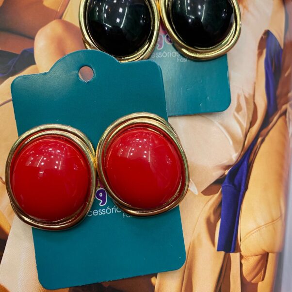 Brinco redondo esmaltado